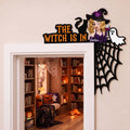 The Witch Is In Happy Halloween - Personalized Door Corner Decor