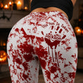This A$$ Belongs To - Halloween Costume 3D Bloody Creepy Version, For Her, Wife, Girlfriend - Personalized Leggings