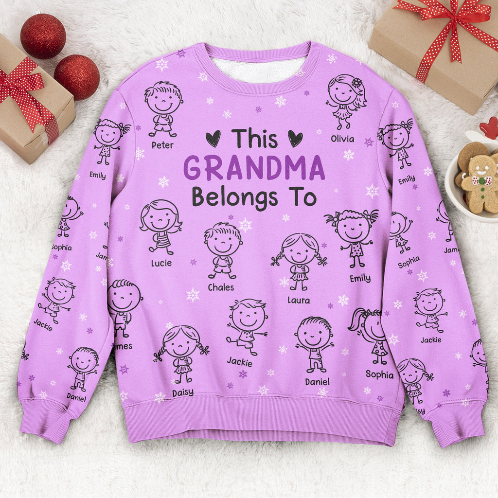 This Grandma Belongs To Doodle Art - Personalized Shirt