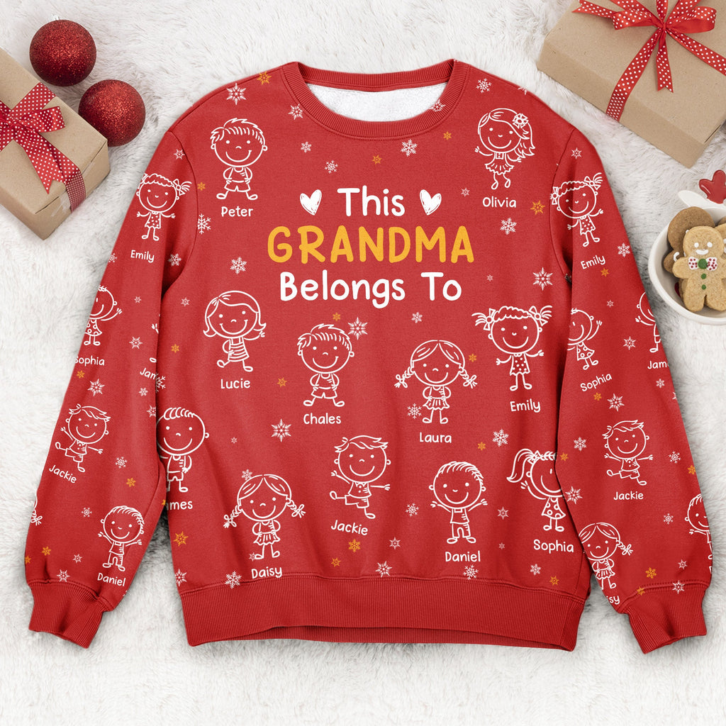 This Grandma Belongs To Doodle Art - Personalized Shirt
