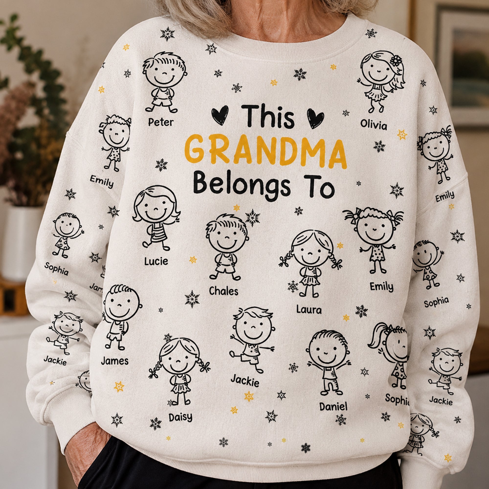 This Grandma Belongs To Doodle Art - Personalized Shirt