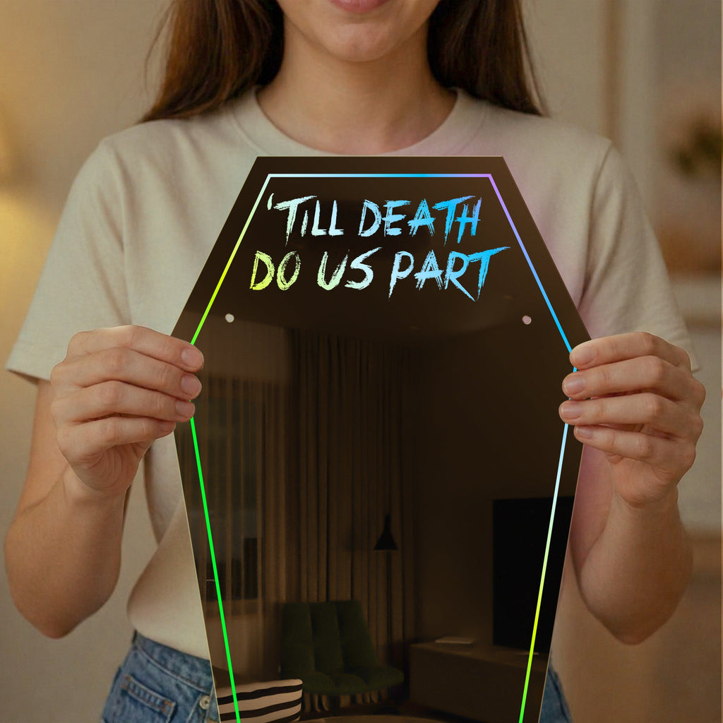 Till Death Do Us Part - Personalized LED Mirror