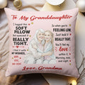To My Grandkids Hug This Watercolor Style - Personalized Pillow