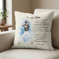 To My Son, Daughter Believe In Yourself , Motivation Gift For Sport Players - Personalized Pillow Cover