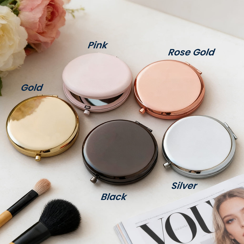 Vintage Birth Flower Wedding Bridesmaid Birthday Xmas Stocking - Personalized Mirror