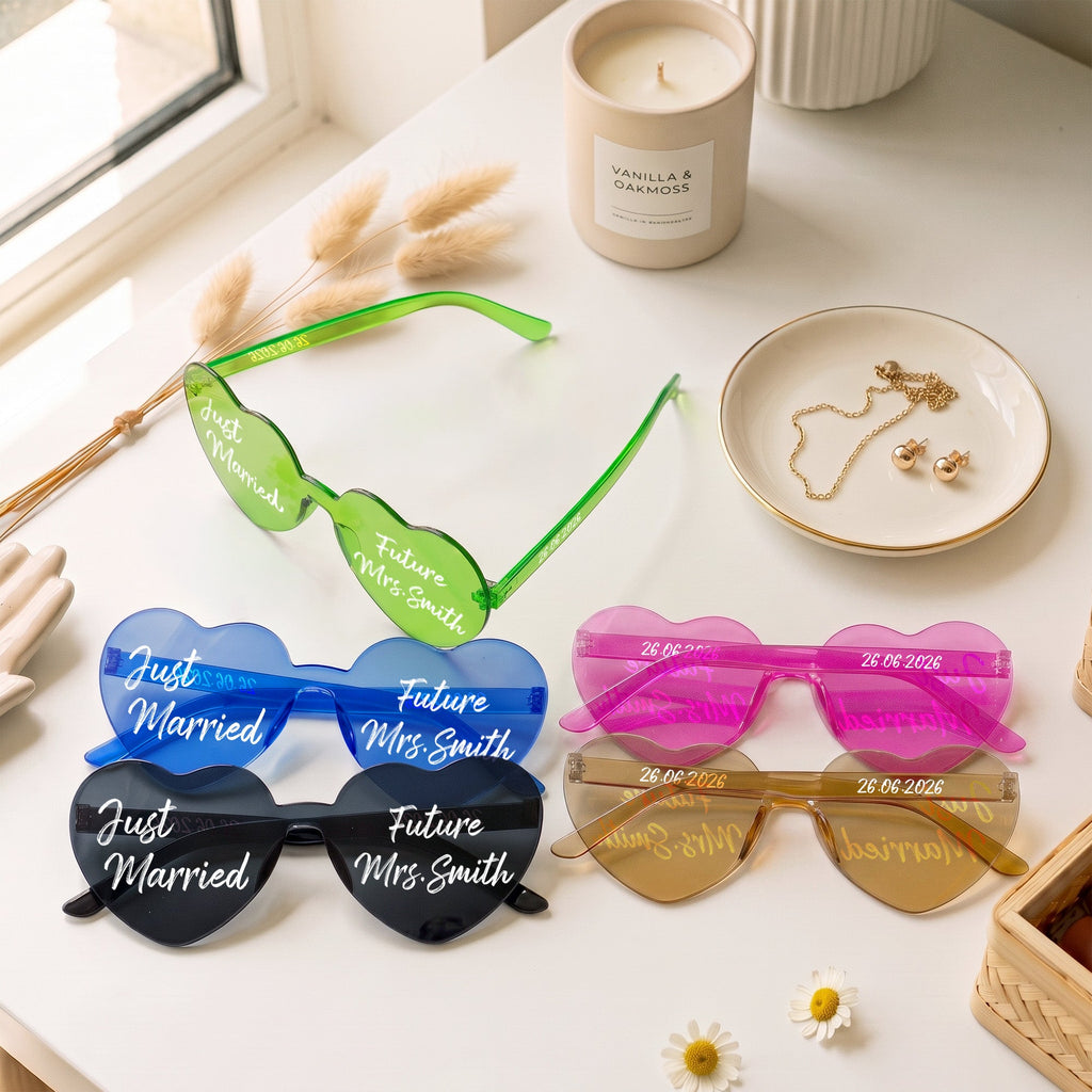 Wedding Favors For Guests - Customize Message - Personalized Party Sunglasses