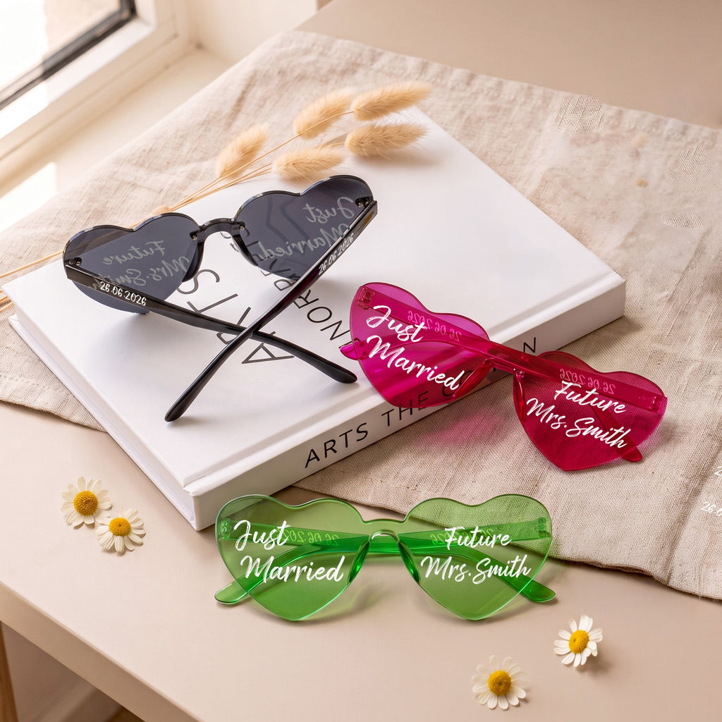 Wedding Favors For Guests - Customize Message - Personalized Party Sunglasses
