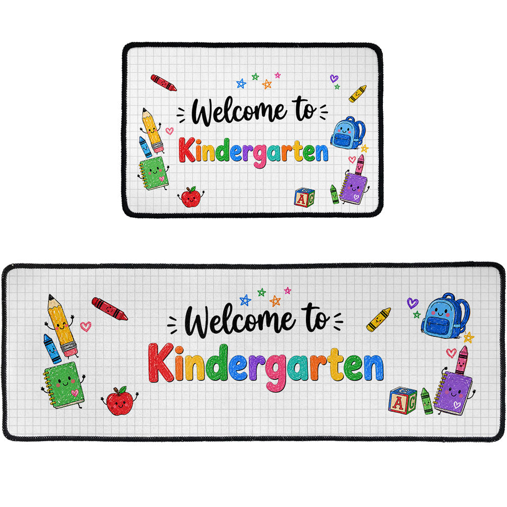Welcome Class First Day Of School - Personalized Runner Rug