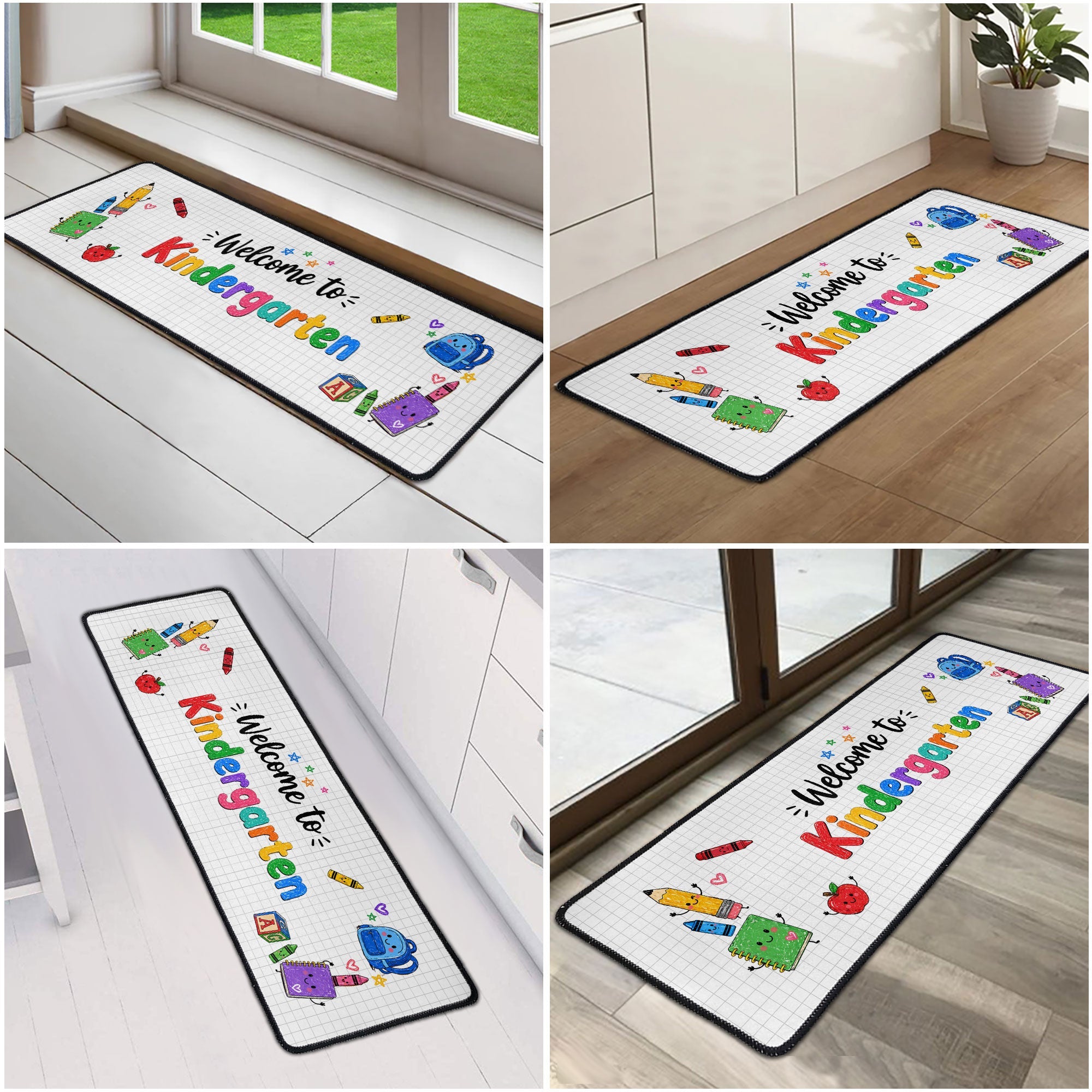 Welcome Class First Day Of School - Personalized Runner Rug