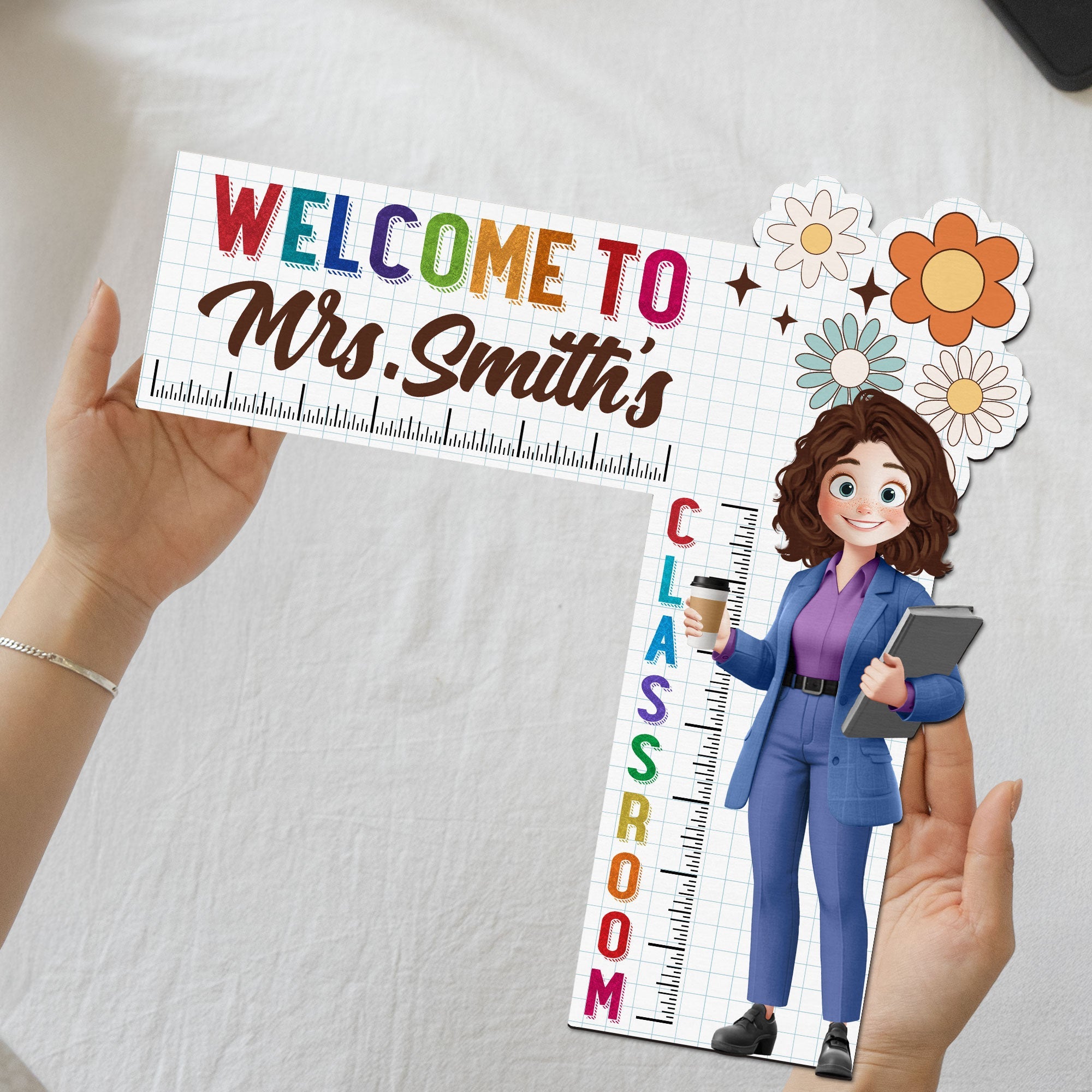 Welcome To My Class Back To School Gifts For Teacher - Personalized Door Corner Decor