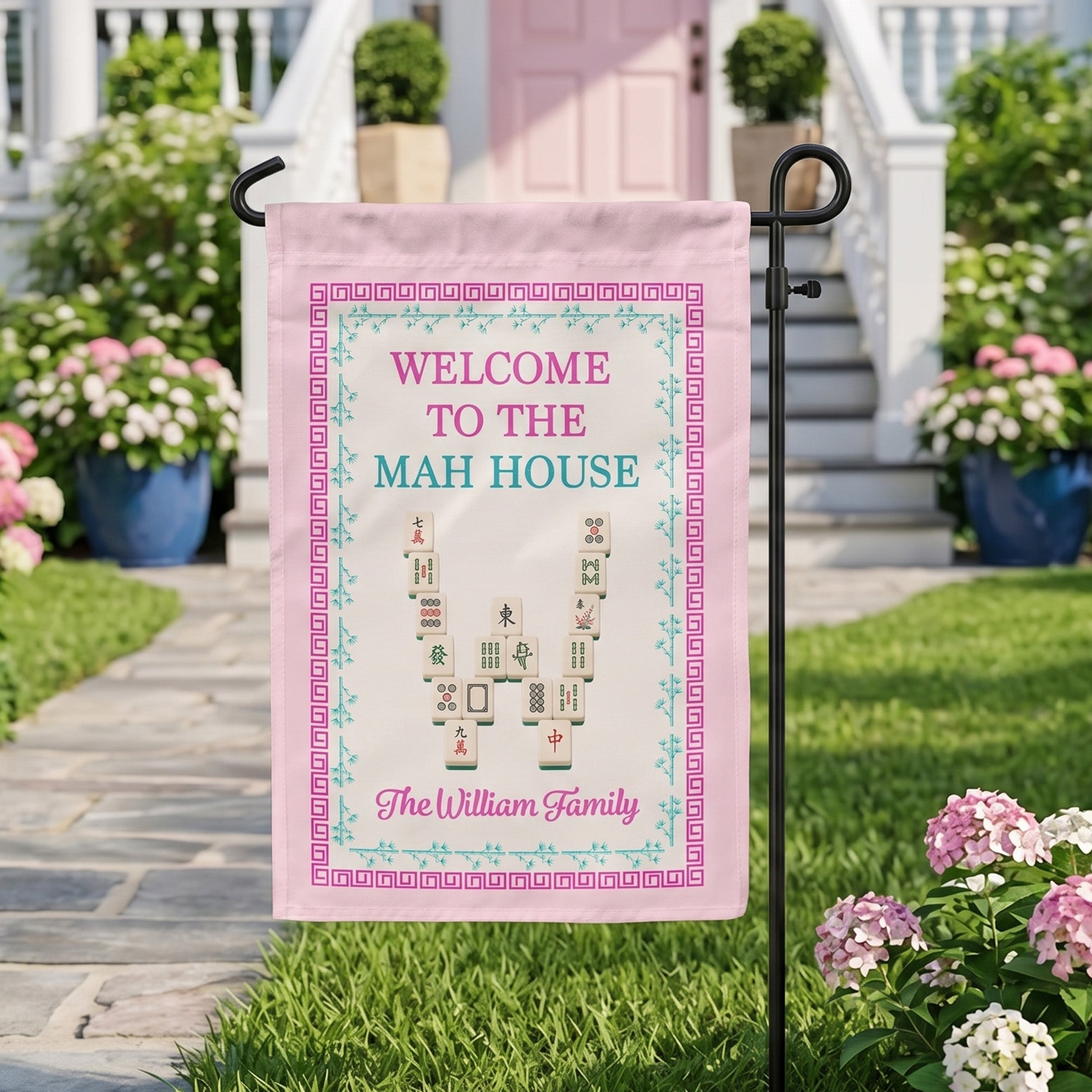 Welcome To The Crack House - Personalized Flag
