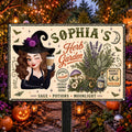 Witch Herb Garden - Personalized Metal Sign