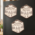 Adventure Partners For Life New Home Wedding Gift For Couple - Personalized Magnet