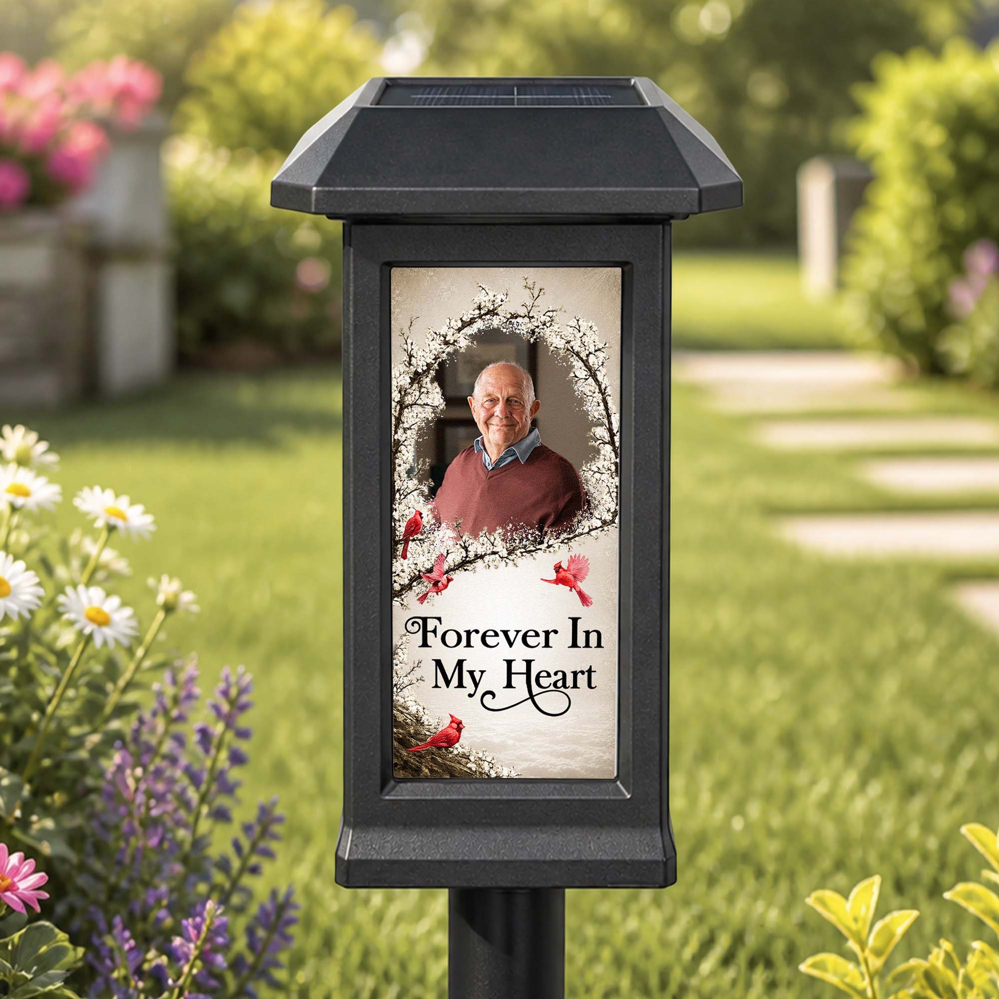 Always With You Memorial Gifts For Family - Personalized Solar Garden Light