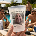 Boyz, Beer And A True Braj - Bachelor Party Favors With Funny Troll Photo Groom - Personalized Cups