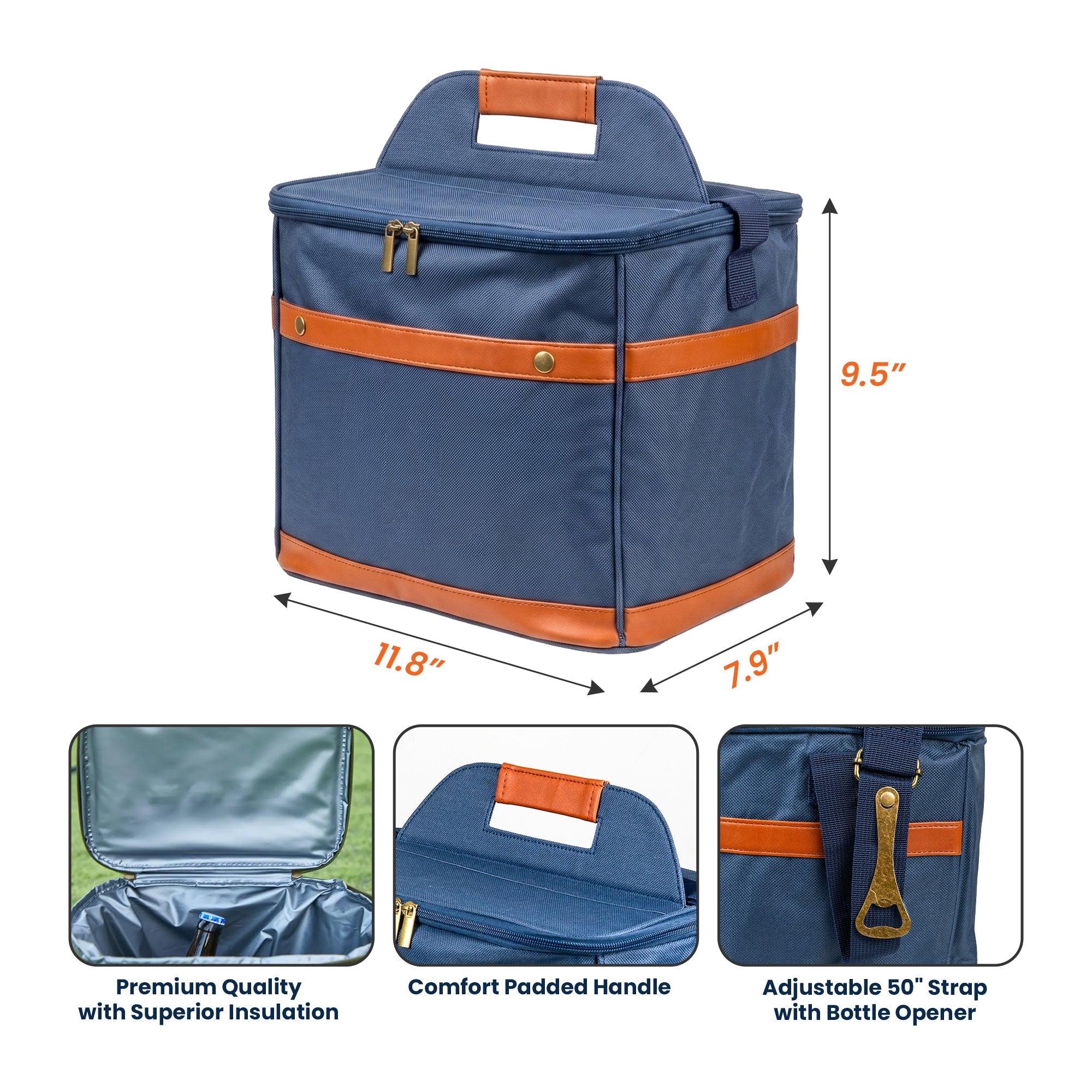 Camping, Forest, Mountain Custom Name, Monogram - Personalized Cooler Bag