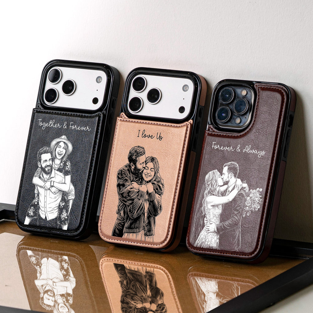 Couple Photo Forever & Always Anniversary Gifts For Her, Him - Personalized Phone Case