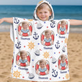 Cruise Kids Custom Name And Photo - Personalized Beach Towel