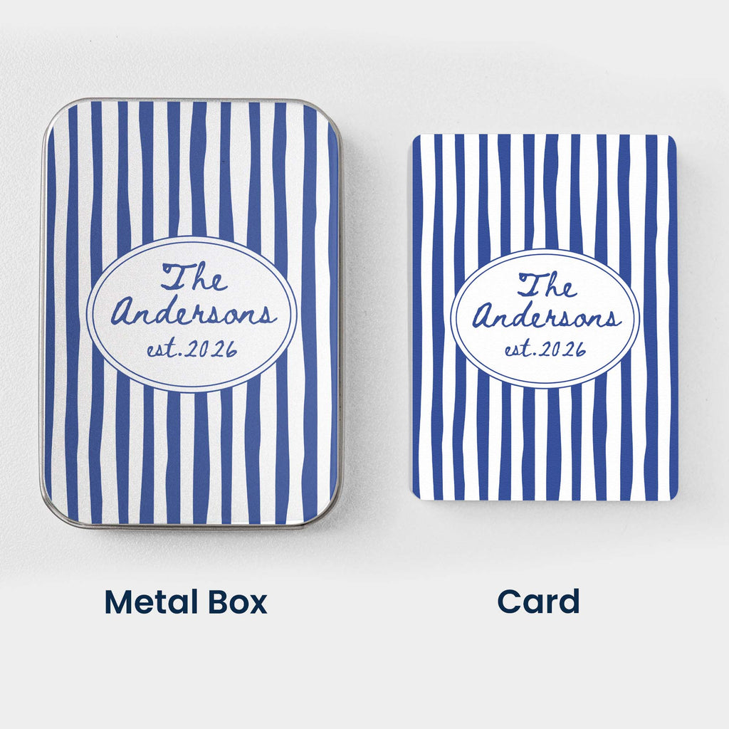 Custom Family Name, Family Board Games, Wedding Favor Decks, Wedding Gift For Couple - Personalized Playing Cards