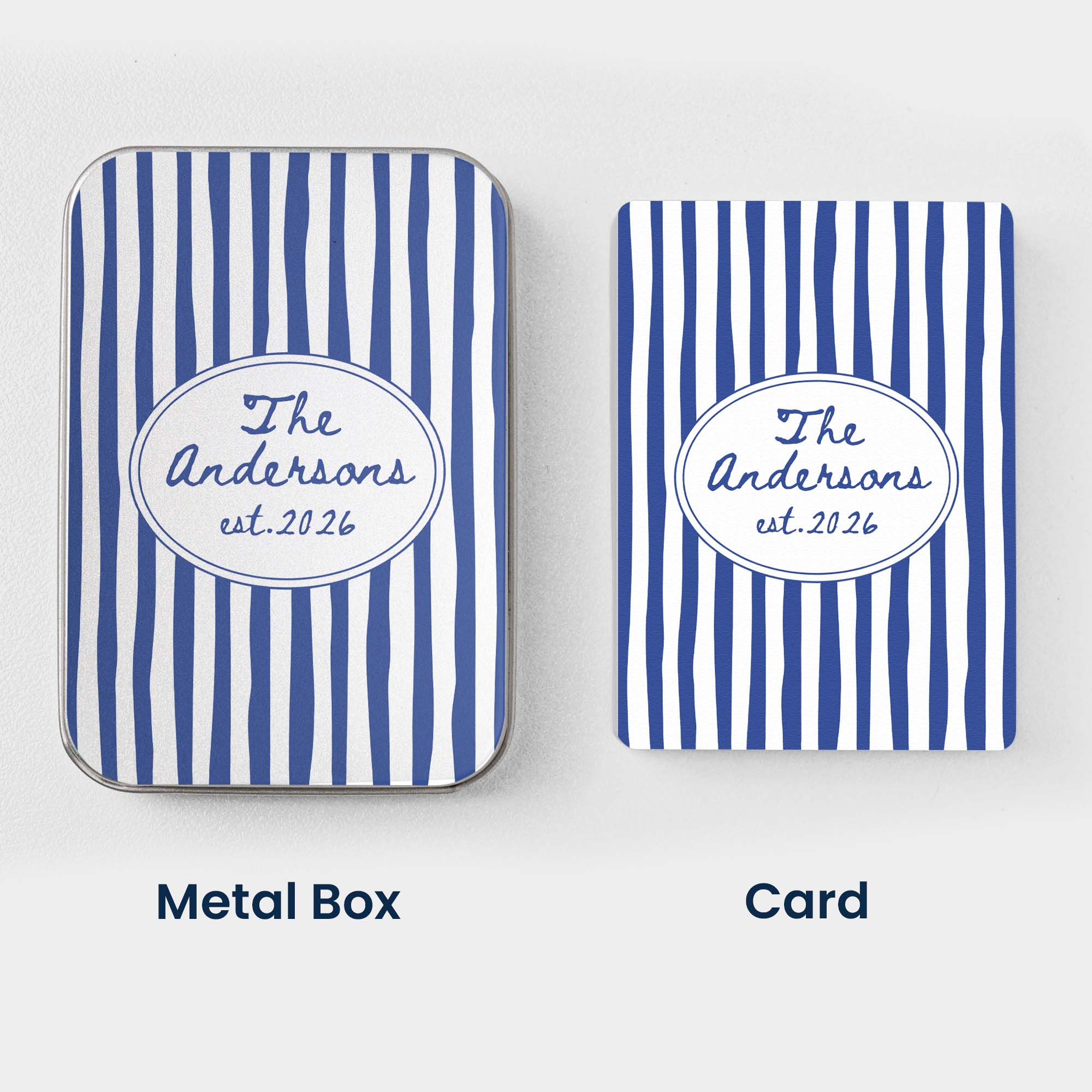 Custom Family Name, Family Board Games, Wedding Favor Decks, Wedding Gift For Couple - Personalized Playing Cards