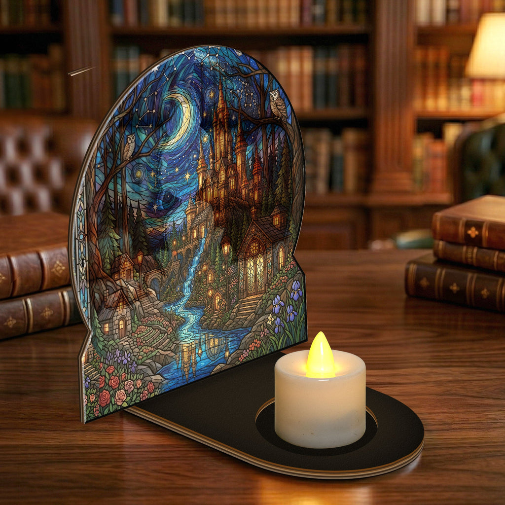 Custom Library, Book Nook For Book Worm - Personalized Wooden Plaque