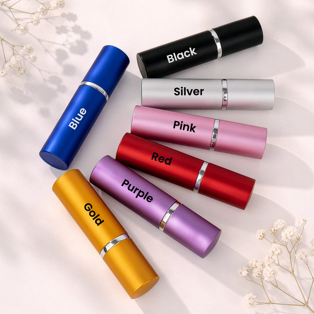 Custom Name & Birth Flower Wedding Gifts For Her, Bridesmaid - Personalized Mini Perfume Bottle