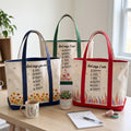 Custom Name In Bible Verse & Birth Flower New Version - Personalized Tote Bag