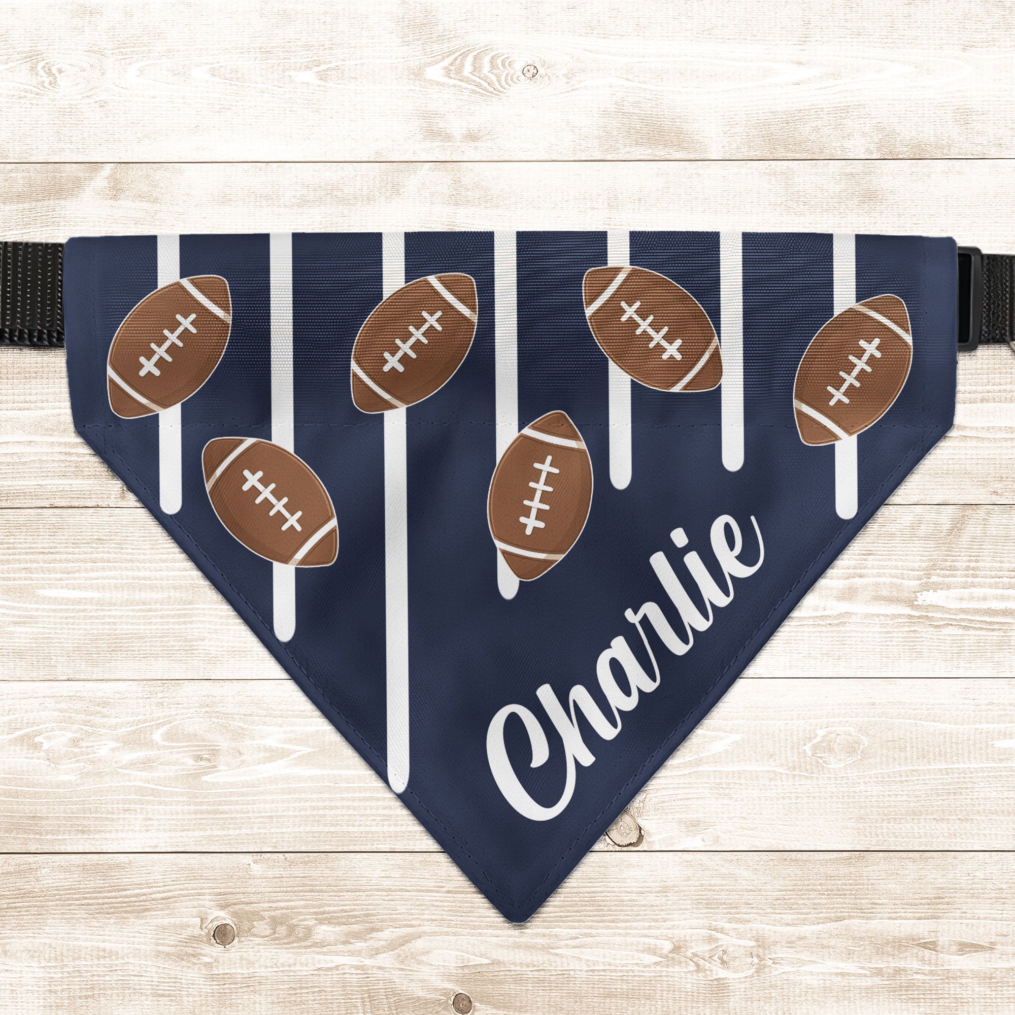 Custom Pet Name Bandana, Gift For Sport Lover - Personalized Bandana Collar