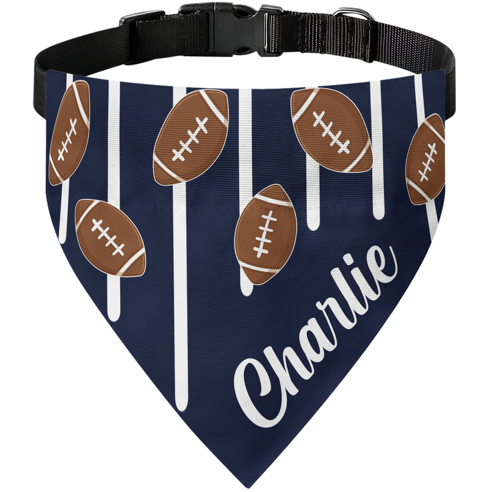 Custom Pet Name Bandana, Gift For Sport Lover - Personalized Bandana Collar