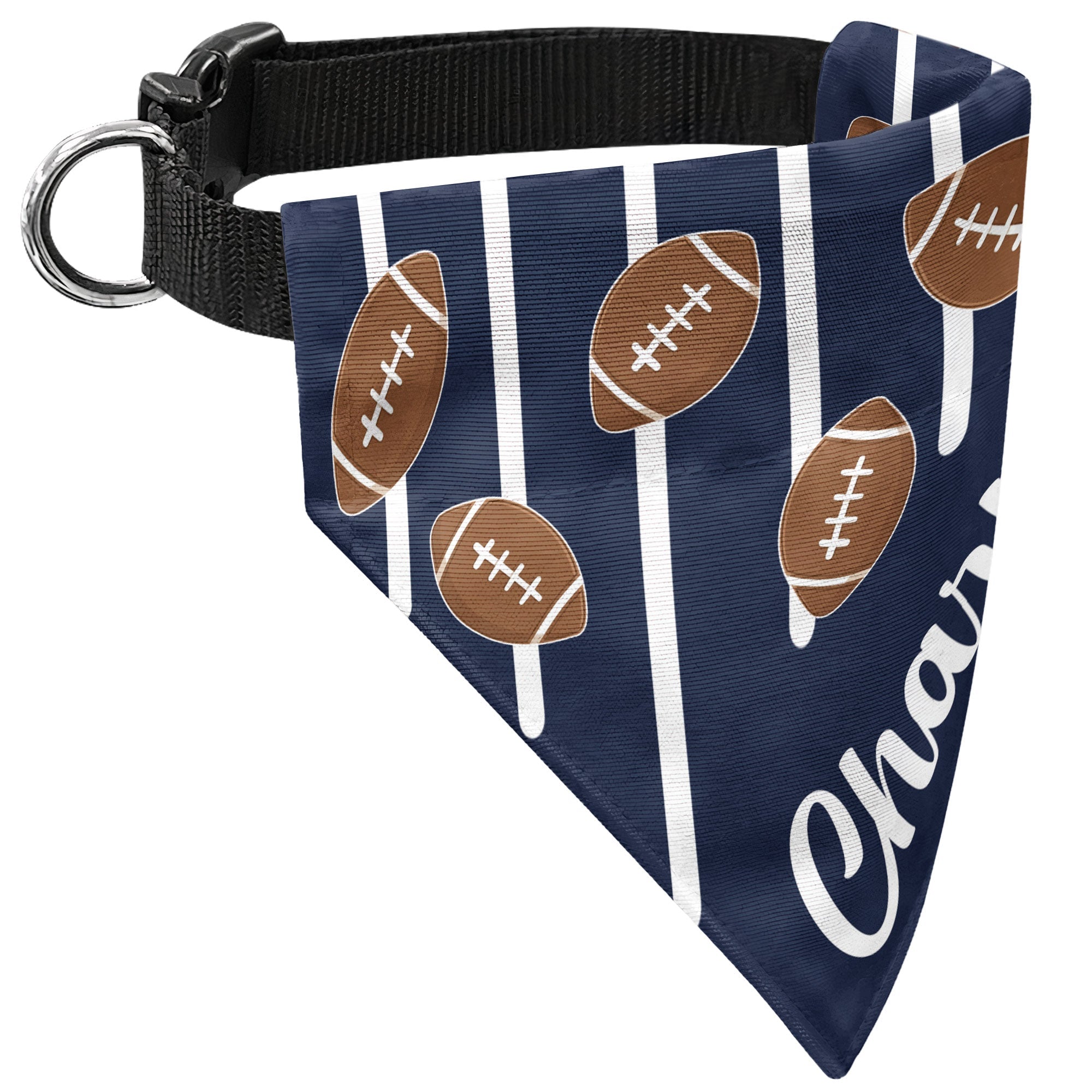 Custom Pet Name Bandana, Gift For Sport Lover - Personalized Bandana Collar