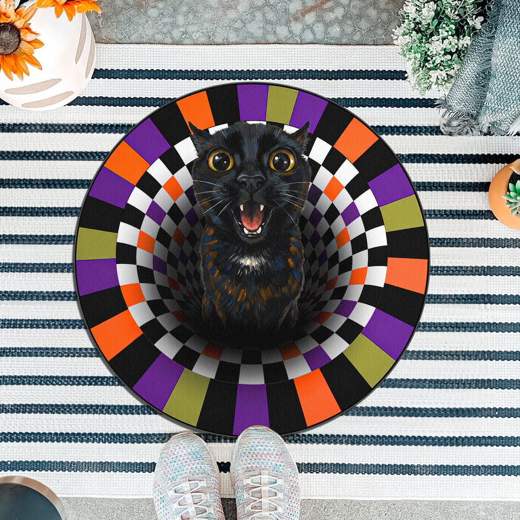 Custom Pet Photo Funny Scream Art - Personalized Doormat