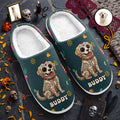 Custom Pet Portrait Day Of The Dead Mexican Hispanic Style - Personalized Slippers