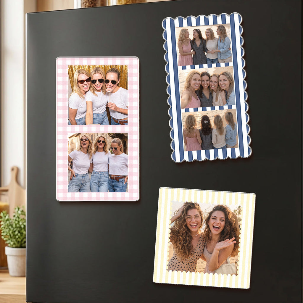 Custom Photo Friendship Gifts Thank You Gifts For BFF, Soul Sisters - Personalized Magnet