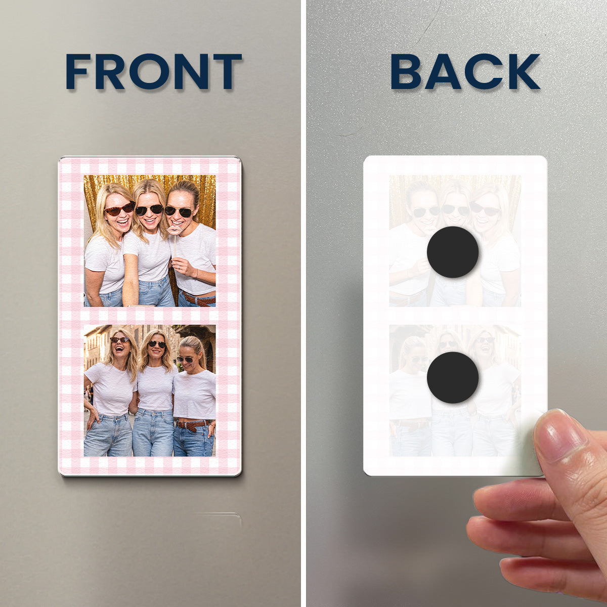 Custom Photo Friendship Gifts Thank You Gifts For BFF, Soul Sisters - Personalized Magnet