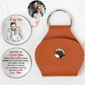 Custom Photo Watercolor Gift For Son Daughter Grandchildren - Personalized Pocket Hug