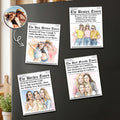 Friendship Gifts Custom Photo Watercolor Art - Personalized Magnet