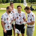 Funny Golf Bachelor Party Gifts - Matching Golf Tee For Groom, Groomsmen - Personalized Polo Shirt