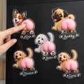 Funny Squishy Big Butt Gift For Dog Lover - Personalized Fridge Magnet