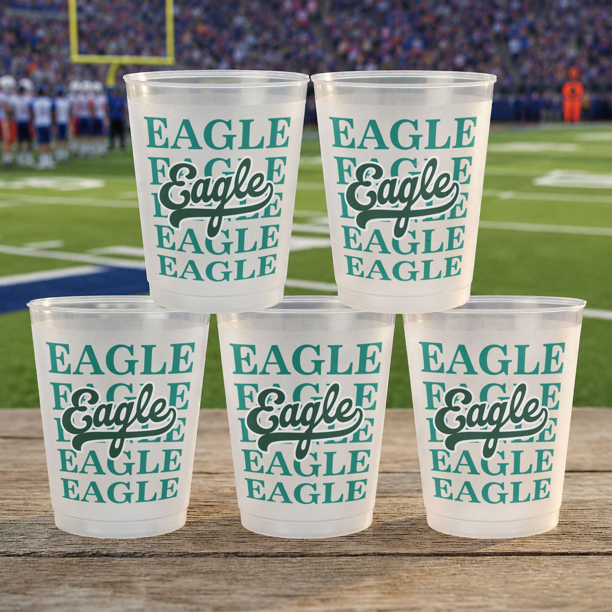 Game Day Custom Mascot Name - Personalized Cups