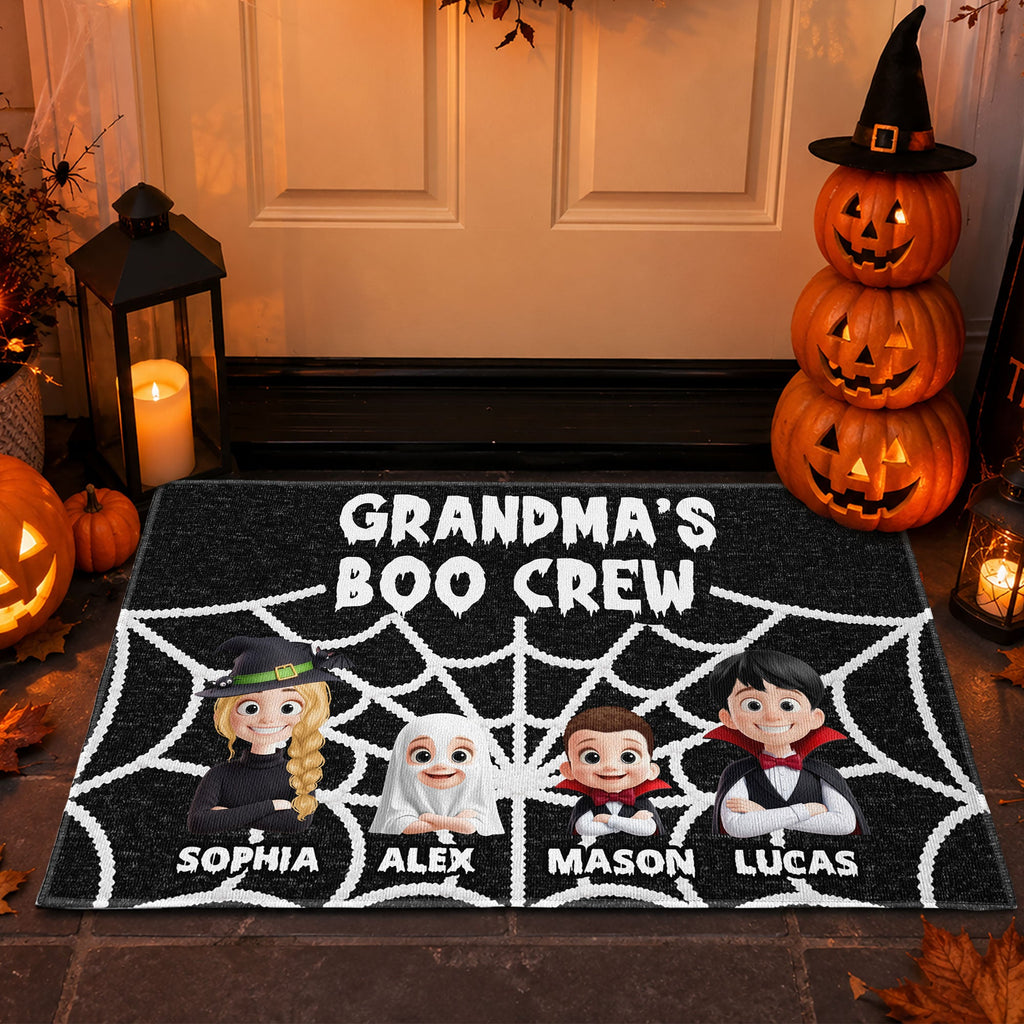 Grandma Boo Crew - Personalized Doormat