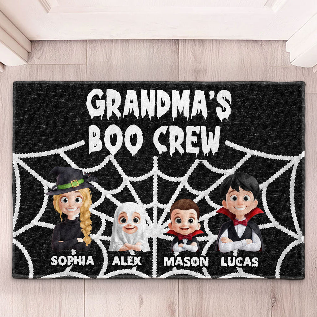 Grandma Boo Crew - Personalized Doormat