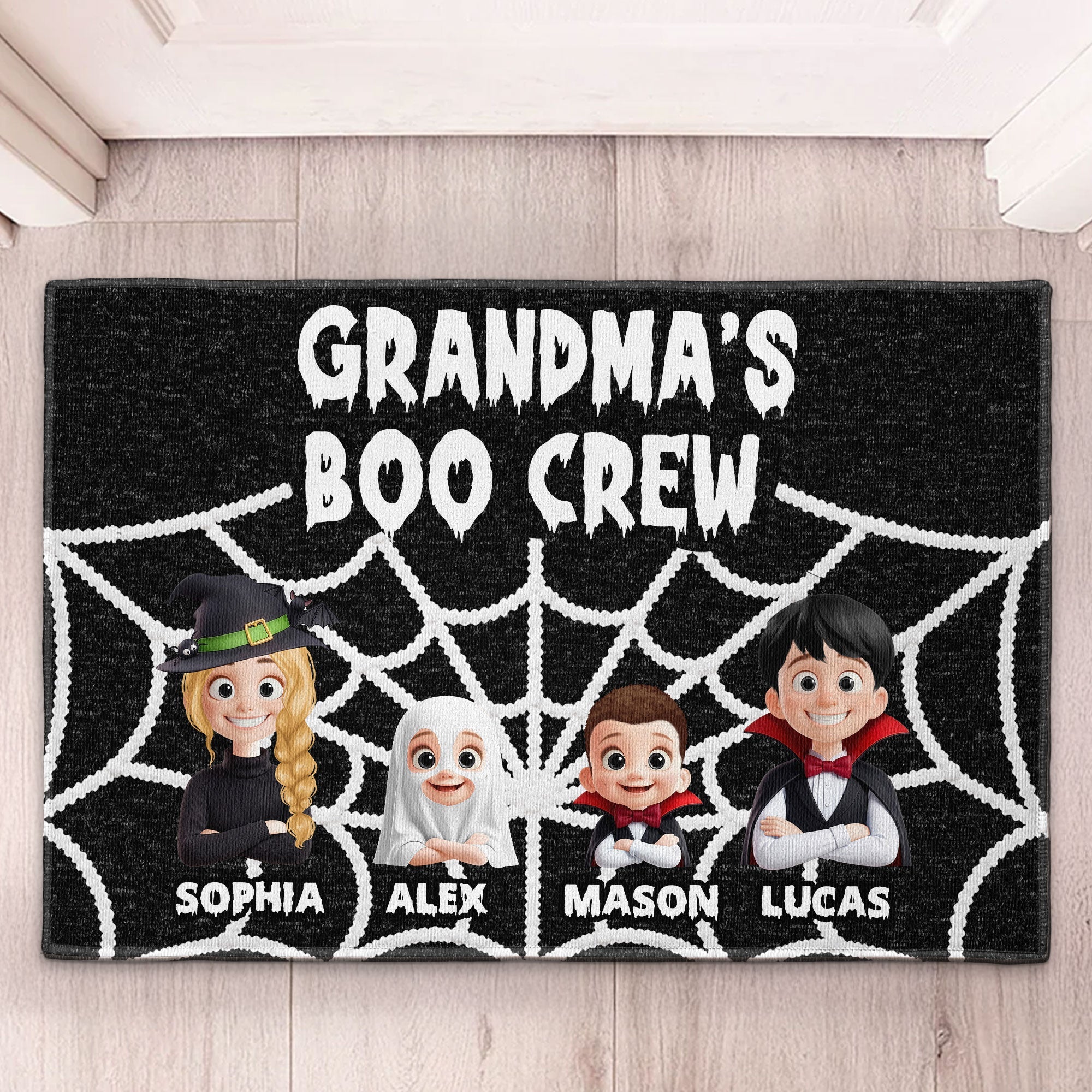 Grandma Boo Crew - Personalized Doormat
