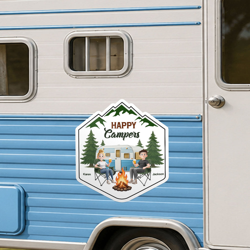 Home Is Where We Park It - Personalized Bumper Sticker