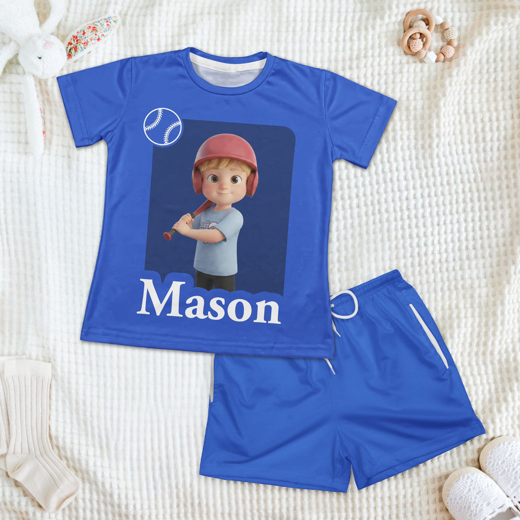 Kid Cartoon Character Toy Box - Personalized Kids Clothing Set