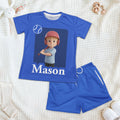 Kid Cartoon Character Toy Box - Personalized Kids Clothing Set