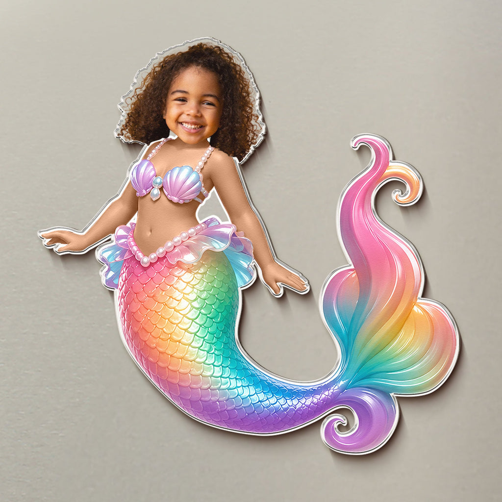 Mermaid, Unicorn, Princess - Gifts For Daughter, Granddaugter, Little Girls - Personalized Magnet