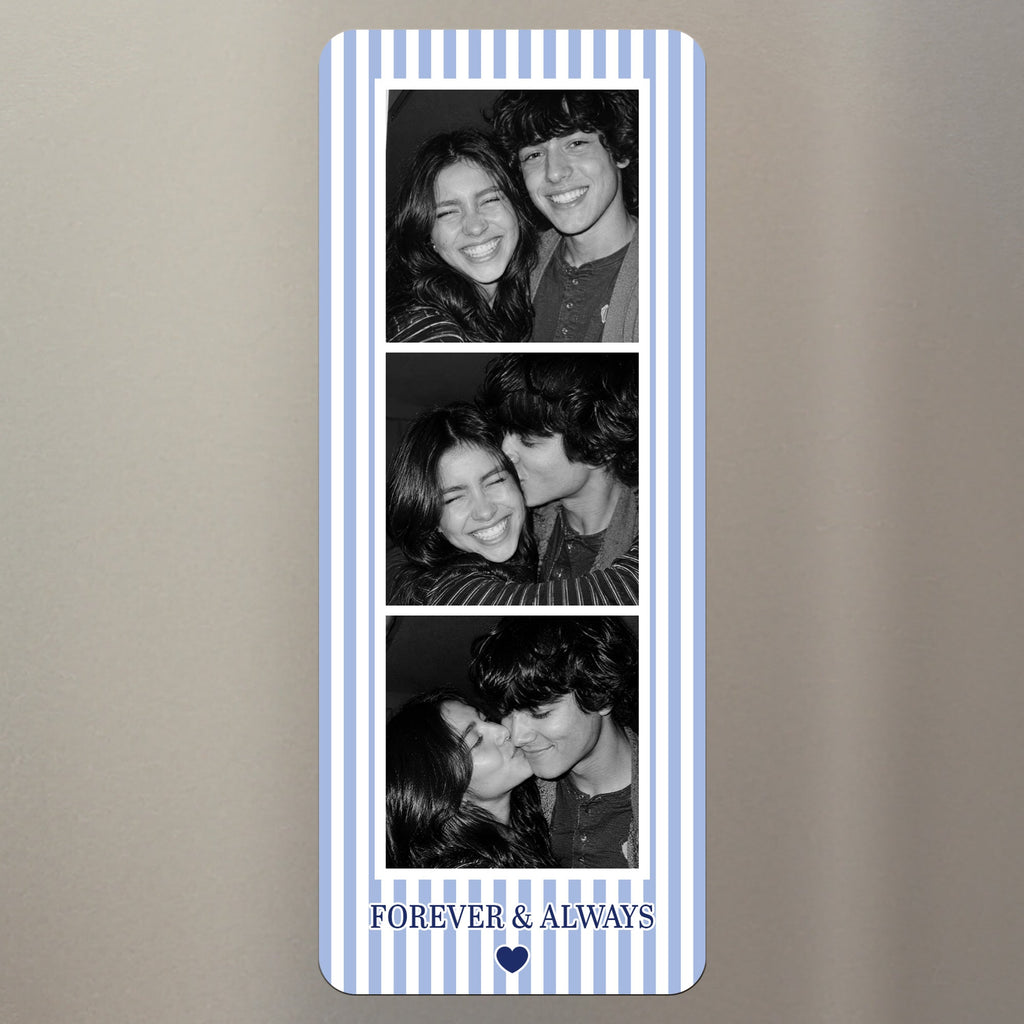 Mini Photo Booth Strip Couple - Personalized Magnet
