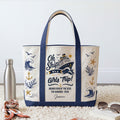 Oh Ship, It’S A Girls Trip! - Cruise Friends Vacation Travel Matching - Personalized Tote Bag
