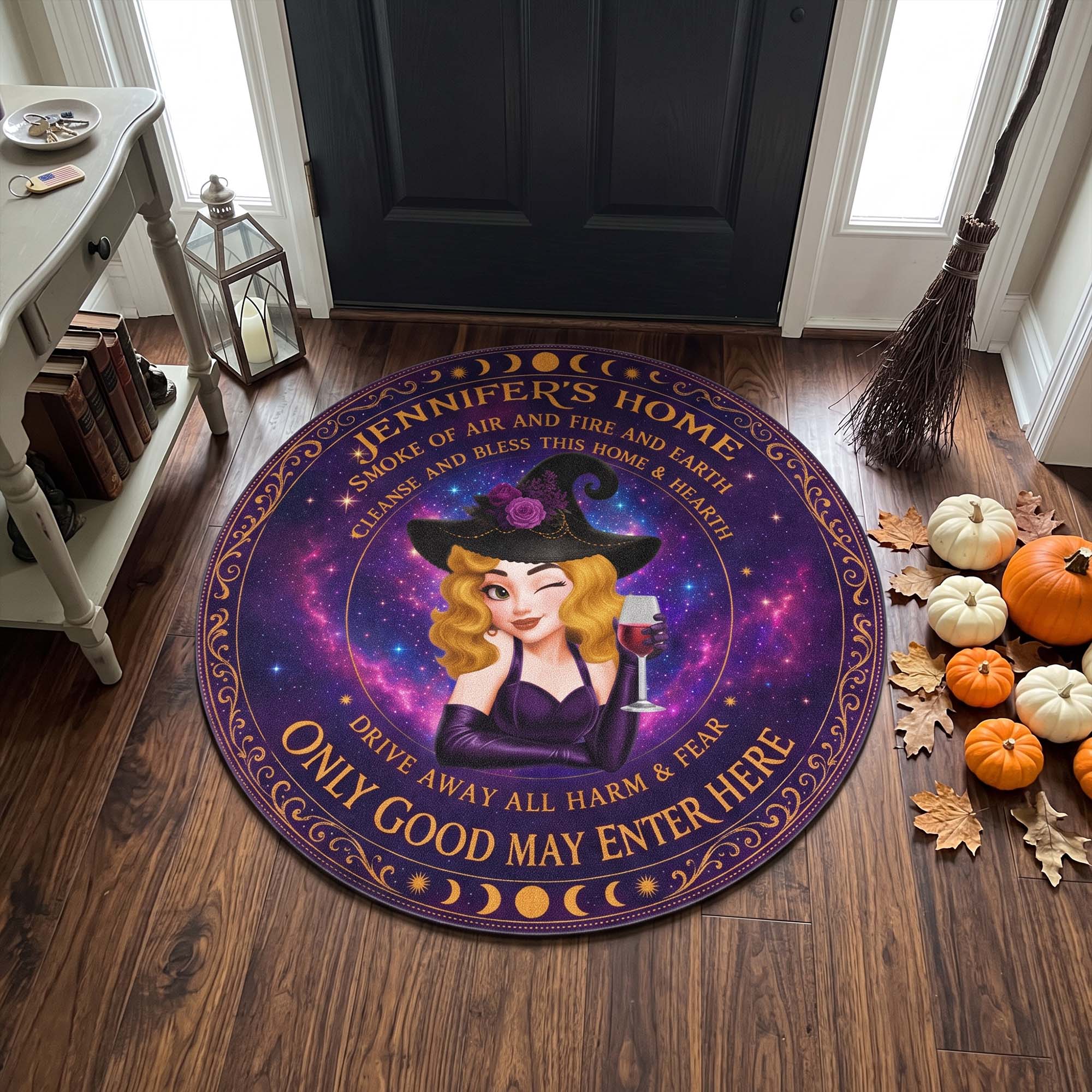 Only Good May Enter Here Witch Home Room Decor - Personalized Doormat