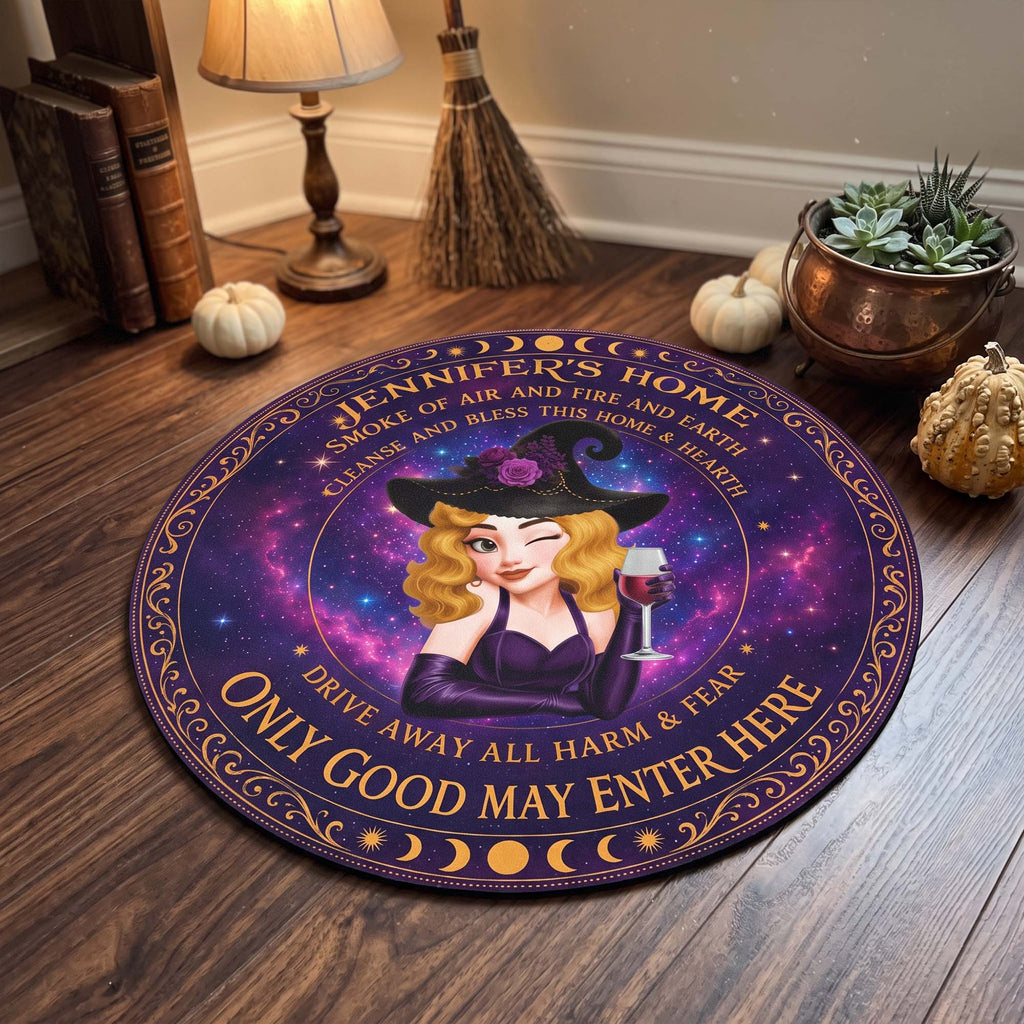 Only Good May Enter Here Witch Home Room Decor - Personalized Doormat